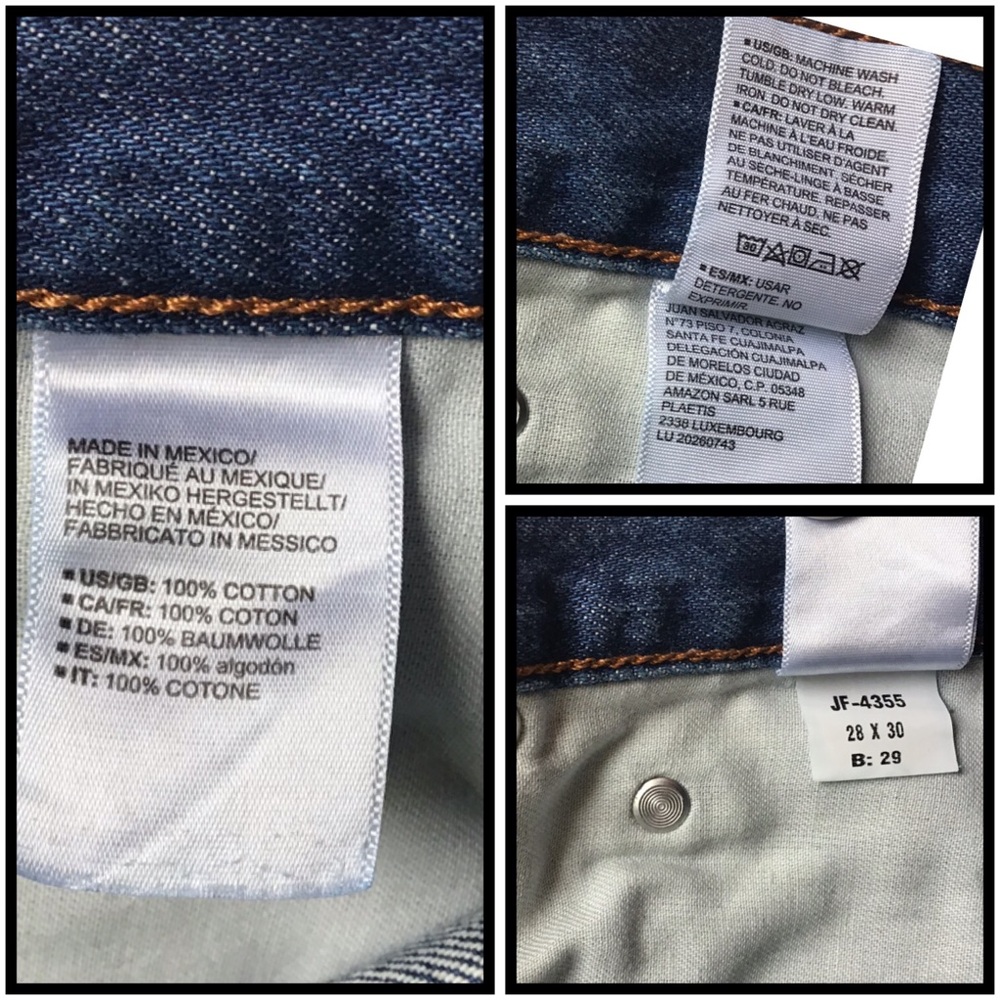 Amazon Essentials | Regular Fit Denim Jeans 28x30… - image 7